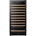 Commercial Wine Cooler 10 Shelves 285 Litres 110 Bottles Single Temperature Zone Compressor Cooling 598x690x1300mm Black - CEYC298AG Commercial Wine Cooler 10 Shelves 285 Litres 110 Bottles Single Temperature Zone Compressor Cooling 598x690x1300mm Black - CEYC298AG