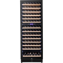 Commercial Wine Cooler 14 Shelves 393 Litres 154 Bottles Dual Temperature Zones Compressor Cooling 598x690x1700mm Black - CEYC408BG Commercial Wine Cooler 14 Shelves 393 Litres 154 Bottles Dual Temperature Zones Compressor Cooling 598x690x1700mm Black - CEYC408BG