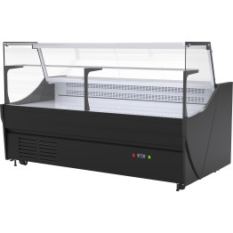 Serve over Deli counter Black front Straight glass front Width 1520mm - CEYFCSC1520V1 Serve over Deli counter Black front Straight glass front Width 1520mm - CEYFCSC1520V1