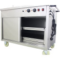 Mobile Bain Marie top Hot Cupboard with Heated Sneeze Guard - CEYH3W