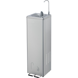 Commercial Stainless Steel Drinking Water Fountain with Foot Pedal Control, Drinking Tap & Bottle Tap - CEYL600C2P