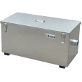 Commercial Stainless Steel Grease Trap with Lid and Outlet Valve 25L 500x300x300mm | CaterEq CEYLGYC503030