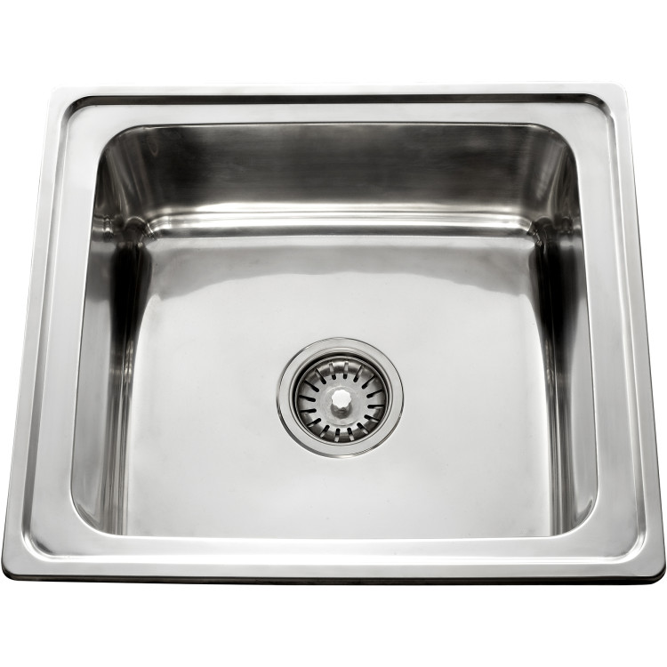 Stainless Steel Sink Single Bowl 480x420x160mm | CaterEq CEYNG204