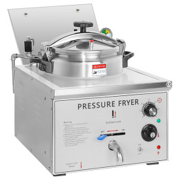 Commercial Pressure Fryer CEYXDT16 Stainless Steel 16L 570x440x520mm | CaterEq CEYXDT16 Commercial Pressure Fryer CEYXDT16 Stainless Steel 16L 570x440x520mm | CaterEq CEYXDT16