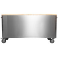 Widebody Heavy Duty 72" Stainless Steel Rolling Tool Chest with Wooden Worktop 17 Drawers 1978x610x1000mm Silver | CaterEq CEYZM106 Widebody Heavy Duty 72" Stainless Steel Rolling Tool Chest with Wooden Worktop 17 Drawers 1978x610x1000mm Silver | CaterEq CEYZM106