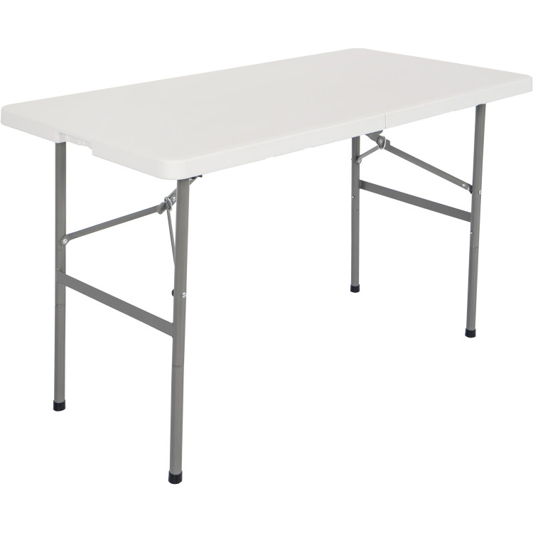 Folding Catering Table 4ft White Plastic - CEHQZ122