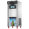 Commercial Floor-Standing Soft Serve Ice Cream Machine 18-20L/H 1300W R290 Twin Flavour | CaterEq CEZBBQL268 Commercial Floor-Standing Soft Serve Ice Cream Machine 18-20L/H 1300W R290 Twin Flavour | CaterEq CEZBBQL268