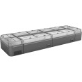Island Showcase Freezer 1450x850x870mm 320 Litre- CEZCDL145SS4