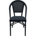 Bistro Teslin Chair Aluminium Black - CEZF3006CBLACK