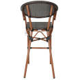 Textilene Outdoor High Barstool Aluminium Wood - CEZF3030CWOOD