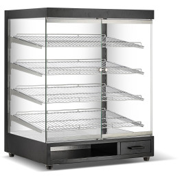 Neutral Display Case 4 Tier 800x575x967mm Black - CEZW318BLACK