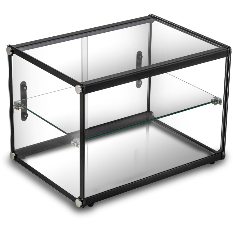Neutral Display Case 550x398x381mm Black Frame - CEZW65SS