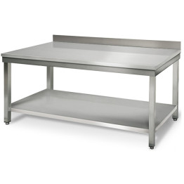 B GRADE Professional Work table Stainless steel Bottom shelf Upstand 2000x700x900mm - VT207SLB B GRADE 