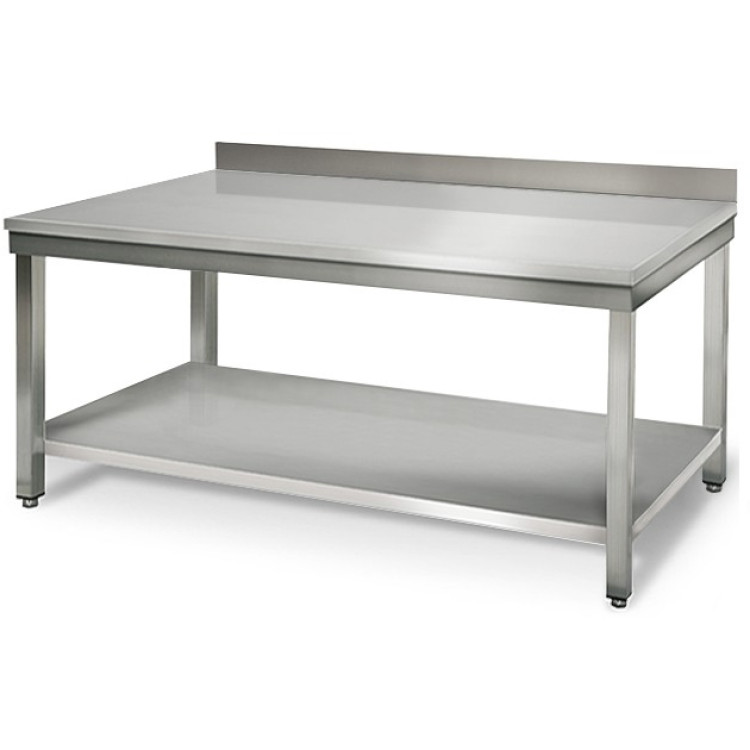 B GRADE Professional Work table Stainless steel Bottom shelf Upstand 2000x700x900mm - VT207SLB B GRADE B GRADE Professional Work table Stainless steel Bottom shelf Upstand 2000x700x900mm - VT207SLB B GRADE