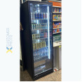 Back bar cooler 1 hinged door 300 litres Black - CEBC300G
