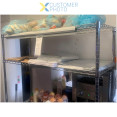 Commercial Wire Shelving Unit 6 Tier with Wheels 1500kg 1200x450x1880mm Chrome - CECJ12045188A6CW3