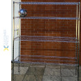 Commercial Shelving unit 4 tier 1000kg Width 1500mm Depth 450mm Chrome wire - CECR15045180A4