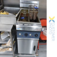 Twin Basket Professional Free standing Electric Fryer Twin tank 12kW 2x10 litres - CEDF10L2