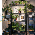 Commercial Shelving Unit 4 Tier 1000kg Width 900mm Depth 350mm Black Wire - CEEB9035180A4
