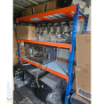 Long Span Warehouse Racking 2000x900x2400mm 4 Shelves 600kg Capacity | CaterEq CEFUJI430 Long Span Warehouse Racking 2000x900x2400mm 4 Shelves 600kg Capacity | CaterEq CEFUJI430