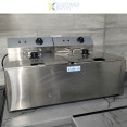 Commercial Fryer Double Electric 2x11 litre 7kW Countertop - CEHEF11L2