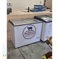Commercial Horizontal Display Freezer with Baskets 515 Litres 2 Glass Doors Ventilated Cooling 1510x694x900mm | CaterEq CEKOBE308