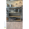 4-Tier Galvanized Heavy‑Duty Shelving Unit – 300 kg per Shelf | CaterEq CEKRT37 4-Tier Galvanized Heavy‑Duty Shelving Unit – 300 kg per Shelf | CaterEq CEKRT37
