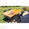 Bistro Dining Chair Slatted Seat and Backrest Polypropylene Indoors & Outdoors 440x450x800mm Black | CaterEq CEP194BLACK