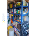 Industrial Shelving Unit Medium duty 900x400x1800mm 5 shelves 175 kg/shelf Powder coated steel - CEP9040