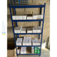Industrial Shelving Unit Medium duty 900x400x1800mm 5 shelves 175 kg/shelf Powder coated steel - CEP9040