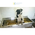 Commercial Pot Wash Sink Stainless steel 1 bowl Splashback 1400x600x900mm Square legs - CEPSA14060