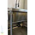 Commercial Hand and Pot Wash Sink Stainless Steel 1 Bowl Splashback 1000x700x900mm Round Legs | CaterEq CEPSR10070 Commercial Hand and Pot Wash Sink Stainless Steel 1 Bowl Splashback 1000x700x900mm Round Legs | CaterEq CEPSR10070