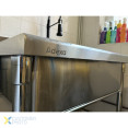 Commercial Hand and Pot Wash Sink Stainless Steel 1 Bowl Splashback 1000x700x900mm Round Legs | CaterEq CEPSR10070 Commercial Hand and Pot Wash Sink Stainless Steel 1 Bowl Splashback 1000x700x900mm Round Legs | CaterEq CEPSR10070