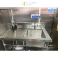 Commercial Sink Stainless steel 1000x600x900mm 1 bowl right Splashback - CESINK8060RIGHT