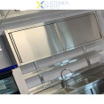 Height Adjustable Wall shelf 2 levels 2000x300mm Stainless steel - CETHWBS2R203