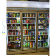Commercial Display cooler 1886 litres Triple hinged doors Top mount - CETR202