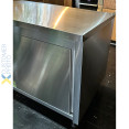 Commercial Pass through Worktop Floor Cupboard Sliding doors Stainless steel 1200x700x850mm - CEVTC127SLS
