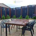 Bistro Dining Chair Plastic Black Indoors & Outdoors - CEWW030BLACK