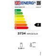 Refrigerated Promotion Display Cabinet 230 Litres Ventilated Cooling 1360x1095x930mm | CaterEq CEBLUEL234