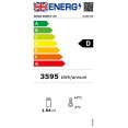 Wall Cabinet Multi Deck Refrigerator Night Curtain Black 1200x800x1175mm | CaterEq CEBLUEL236
