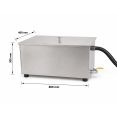 Commercial Stainless Steel Grease Trap with Lid and Outlet Valve 800x400x300mm | CaterEq CEQNH518