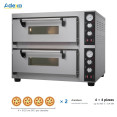 Commercial Pizza Oven Electric 2 Chambers 500×500mm 4+4 250mm diameter pizza 500°C Mechanical Controls 8.4kW 400V | CaterEq CEPS552 Commercial Pizza Oven Electric 2 Chambers 500×500mm 4+4 250mm diameter pizza 500°C Mechanical Controls 8.4kW 400V | CaterEq CEPS552