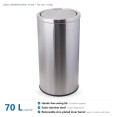 Commercial Swing Lid Waste Bin 70 Litres Satin | CaterEq CEJY940070LSATIN Commercial Swing Lid Waste Bin 70 Litres Satin | CaterEq CEJY940070LSATIN