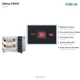 Commercial Pizza Oven Electric 2 chambers 400x400mm 350°C Mechanical controls 5.2kW 230V Hardwired 600x520x480mm | CaterEq CEPS442