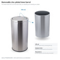 Commercial Swing Lid Waste Bin 70 Litres Satin | CaterEq CEJY940070LSATIN Commercial Swing Lid Waste Bin 70 Litres Satin | CaterEq CEJY940070LSATIN