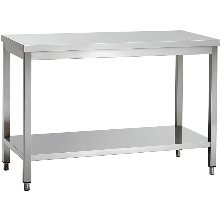 Commercial Stainless Steel 2 Tier Work Table 1200 x 700 x 850mm | CaterEq CEQNH66022