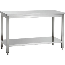 Commercial Stainless Steel 2 Tier Work Table 1300 x 700 x 850mm | CaterEq CEQNH66023