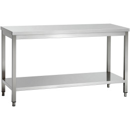 Commercial Stainless Steel 2 Tier Work Table 1500 x 700 x 850mm | CaterEq CEQNH66025
