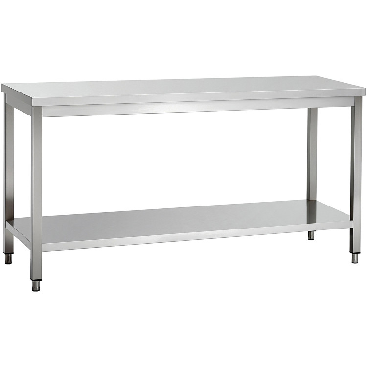 Commercial Stainless Steel 2 Tier Work Table 1700 x 700 x 850mm | CaterEq CEQNH66027