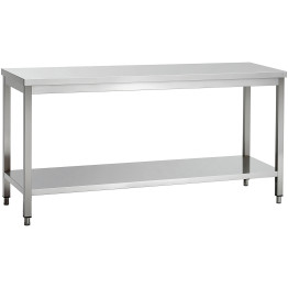 Commercial Stainless Steel 2 Tier Work Table 1800 x 700 x 850mm | CaterEq CEQNH66028